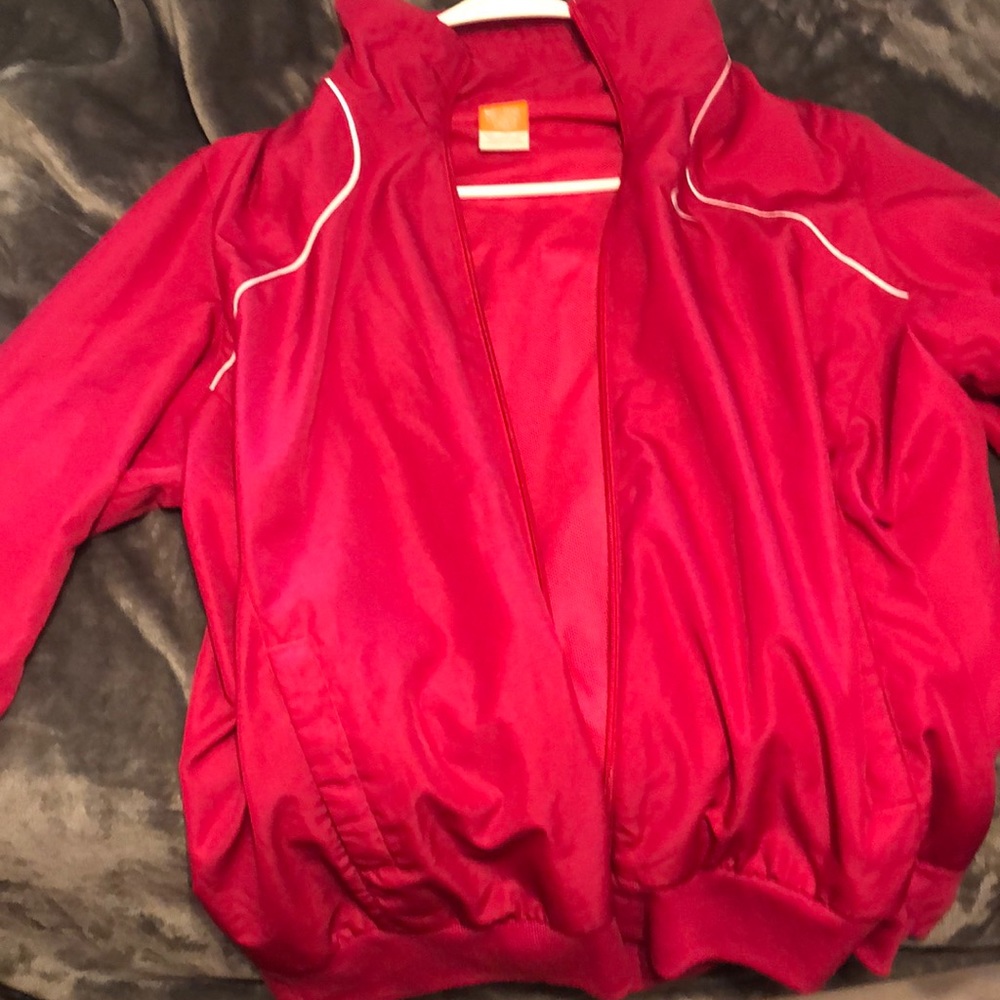 Pink Nike rain jacket
